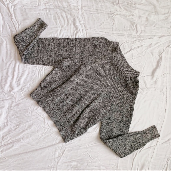 Free People Sweaters - FREE PEOPLE Too Good Mock-neck Sweater In Black
